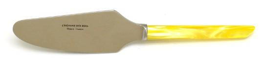 Pelle à tarte jaune originale