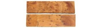 Plaquettes en loupe de thuya pour couteau pliant