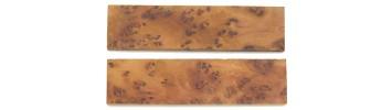 Plaquettes en loupe de thuya pour couteau pliant