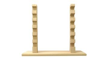 Présentoir en bois pour couteaux
