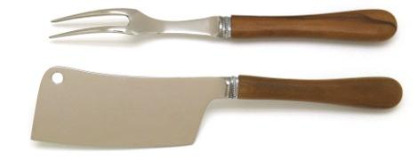 Service fromage artisanal en bois d'olivier