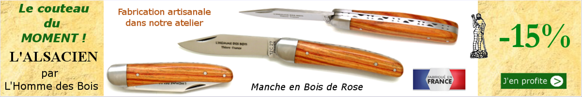 Couteau fermant Alsacien en  vente dans notre coutellerie artisanale