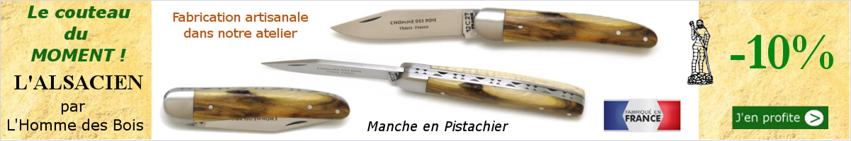 Couteau de poche Alsacien pistachier