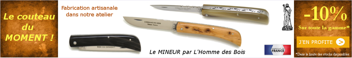 Couteau de poche artisanal Mineur