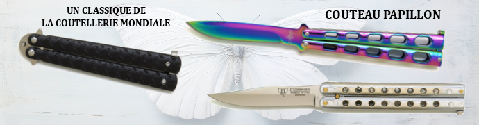 Couteaux Papillon Cudeman Third