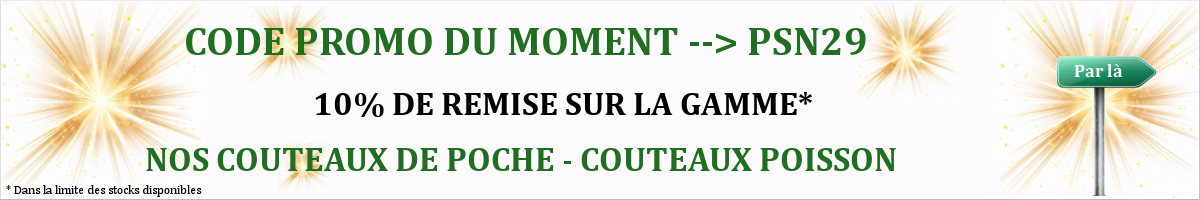 Achetez votre couteau fermant Poisson à la Coutellerie de L'Homme des Bois